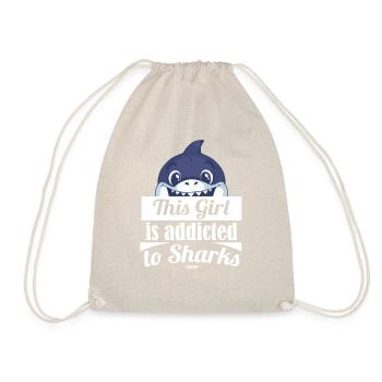 drôle d’image de poisson pour les filles - Sac de sport léger - nature - Devant