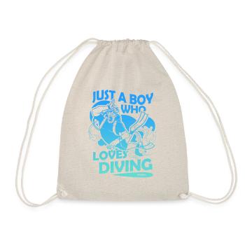 Diving Scuba Instructor Holiday Summer Gift - Drawstring Bag - nature - Front
