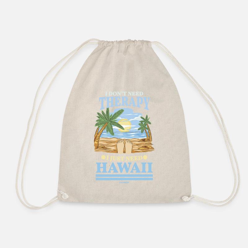 Hawaii Urlaub Aloha Sommer Hawaiian Geschenk - Turnbeutel - Natur