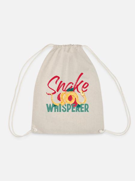 Snake Serpent Snake Whisperer - Turnbeutel - Natur