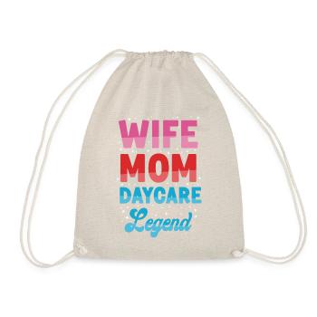 Childcare Daycare Provider Teacher - Drawstring Bag - nature - Front