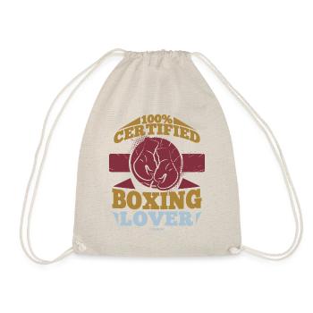 100% Certified Boxing Lover - Drawstring Bag - nature - Front