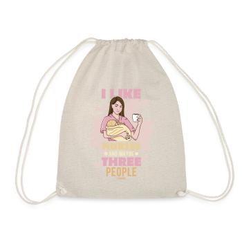 I Like Nurses And Maybe Three People - Drawstring Bag - nature - Front