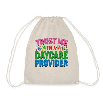 Childcare Daycare Provider Teacher - Drawstring Bag - nature - Front