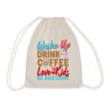 Childcare Daycare Provider Teacher - Drawstring Bag - nature - Front