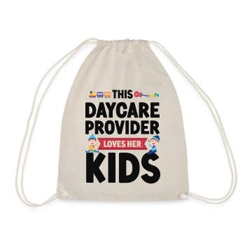 Childcare Daycare Provider Teacher - Drawstring Bag - nature - Front