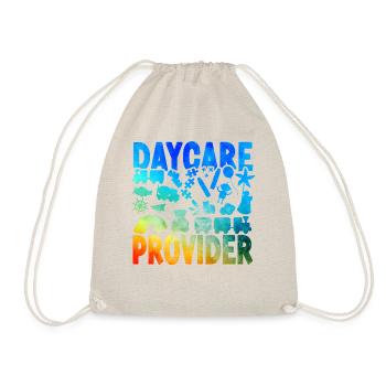 Childcare Daycare Provider Teacher - Drawstring Bag - nature - Front