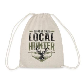 Buck Deer Hunting Hunter Vintage - Drawstring Bag - nature - Front