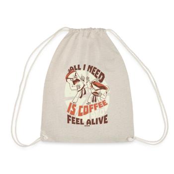 Kaffee - Turnbeutel - Natur - Vorne