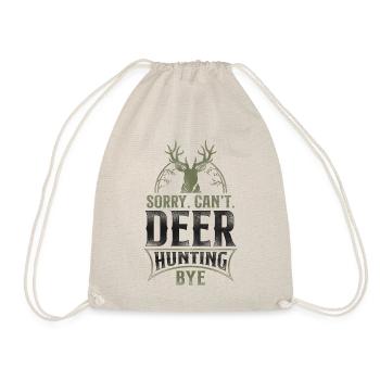 Buck Deer Hunting Hunter Vintage - Turnbeutel - Natur - Vorne