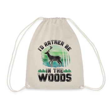 Buck Deer Hunting Hunter Vintage - Turnbeutel - Natur - Vorne