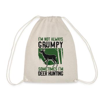 Buck Deer Hunting Hunter Dad - Drawstring Bag - nature - Front