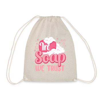 Soap Making Crafting In Soap We - Drawstring Bag - nature - Front
