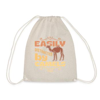 Facilement distrait par les chameaux - Sac de sport léger - nature - Devant