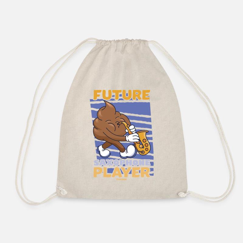 Future Saxophone Player - Drawstring Bag - nature