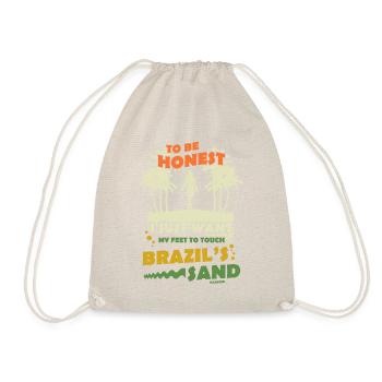 Brazil Rio de Janeiro South America Gift - Drawstring Bag - nature - Front