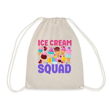 Ice Cream Team Cone Popsicle Ice - Turnbeutel - Natur - Vorne