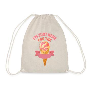 Cornet de crème glacée pour lequel je suis juste là - Sac de sport léger - nature - Devant