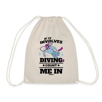 Dive - Drawstring Bag - nature - Front