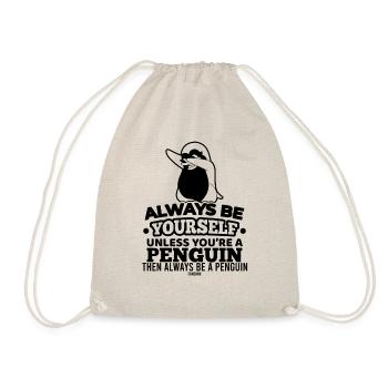 Pinguin - Turnbeutel - Natur - Vorne