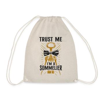 Sommelier Wine Drinking Tasting - Turnbeutel - Natur - Vorne