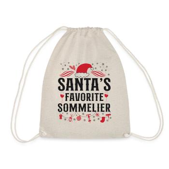 Sommelier Wine Drinking Tasting - Turnbeutel - Natur - Vorne
