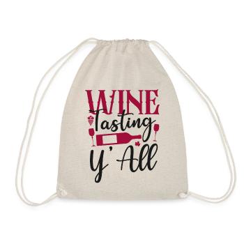 Sommelier Wine Drinking Tasting - Turnbeutel - Natur - Vorne