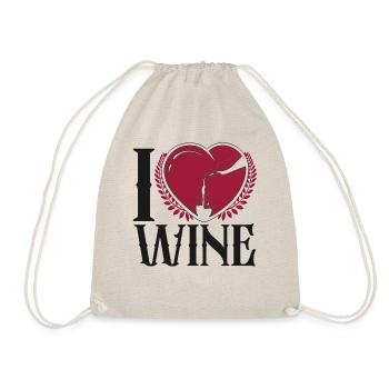 Sommelier Wine Drinking Tasting - Drawstring Bag - nature - Front