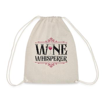 Sommelier Wine Drinking Tasting - Drawstring Bag - nature - Front