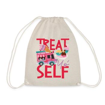 Cône de crème glacée Treat Yo' Self - Sac de sport léger - nature - Devant