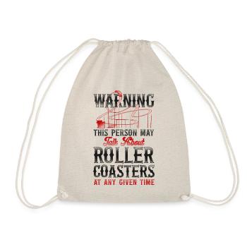 Scooter Coaster Vintage Avertissement - Sac de sport léger - nature - Devant