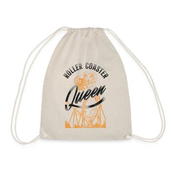 Roller Coaster Vintage Crown - Drawstring Bag - nature - Front