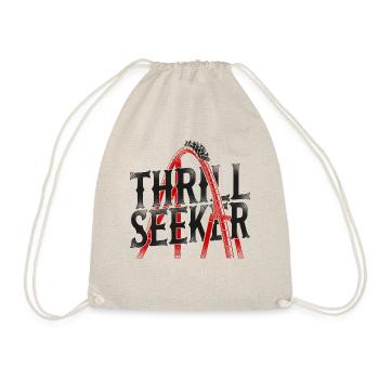 Roller Coaster Vintage Thrill - Drawstring Bag - nature - Front