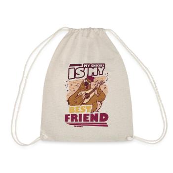 Poulet - Sac de sport léger - nature - Devant