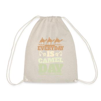 Everyday Is Camel Day - Drawstring Bag - nature - Front