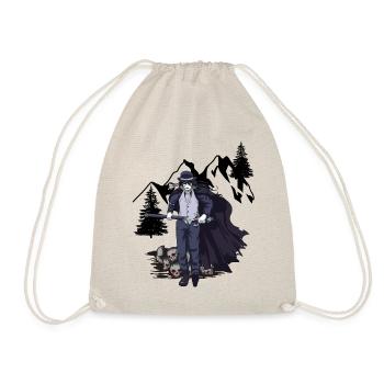 Horreur Halloween Fantômes Sorcière Heure Montagne - Sac de sport léger - nature - Devant