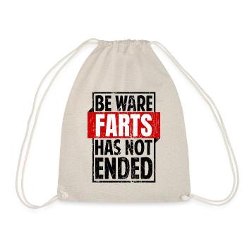 Funny Fart Saying Irony Sarcasm - Drawstring Bag - nature - Front