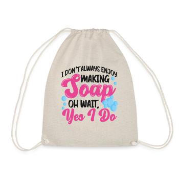Fabrication de savon Artisanat Je ne le fais pas - Sac de sport léger - nature - Devant