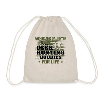 Buck Deer Hunting Hunter Father - Turnbeutel - Natur - Vorne