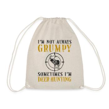 Buck Deer Hunting Hunter Dad - Drawstring Bag - nature - Front