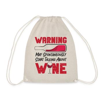 Sommelier Wine Drinking Tasting - Turnbeutel - Natur - Vorne