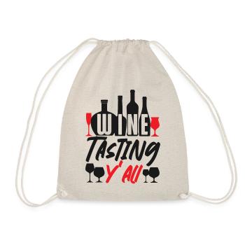 Sommelier Wine Drinking Tasting - Turnbeutel - Natur - Vorne