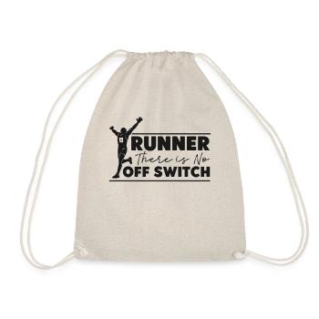 Running Runner Half Marathon - Turnbeutel - Natur - Vorne