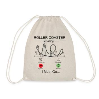 Roller Coaster Phone Display - Turnbeutel - Natur - Vorne