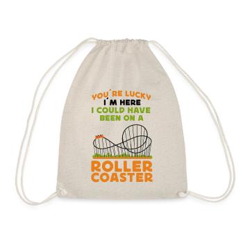 Roller Coaster You're Lucky I'm - Turnbeutel - Natur - Vorne
