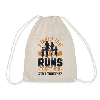Running Runner Half Marathon - Drawstring Bag - nature - Front