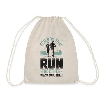 Running Runner Half Marathon - Drawstring Bag - nature - Front