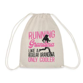 Running Runner Half Marathon - Drawstring Bag - nature - Front