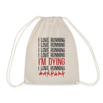 Running Runner Half Marathon - Turnbeutel - Natur - Vorne