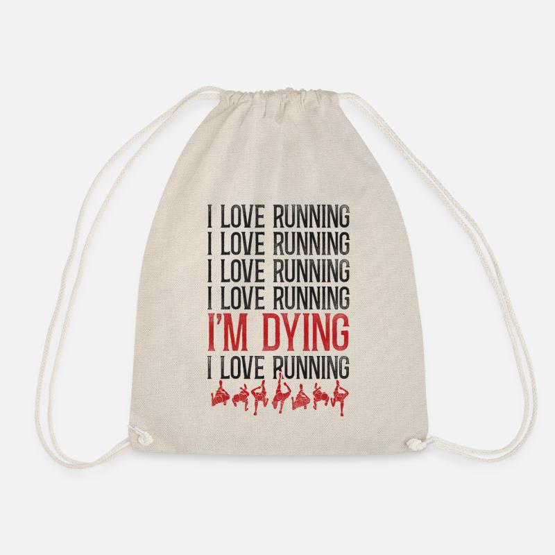 Running Runner Half Marathon - Turnbeutel - Natur